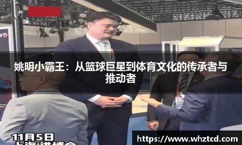 姚明小霸王：从篮球巨星到体育文化的传承者与推动者